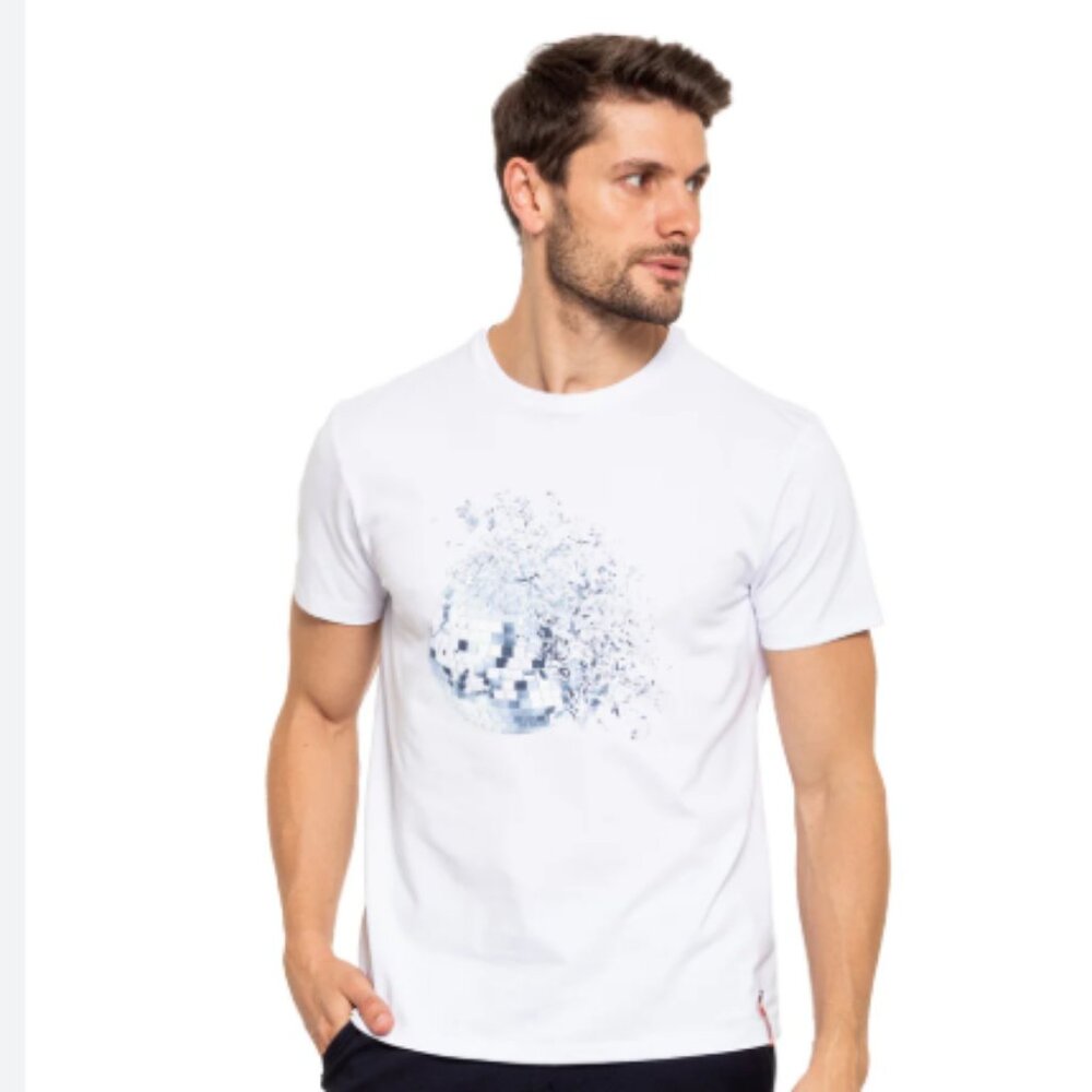 8X Disco Damage Street T-Shirt White Size XL